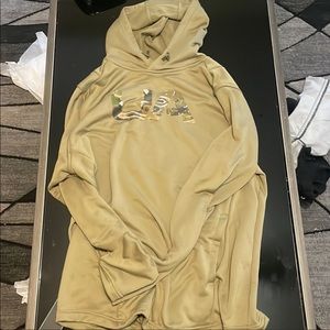 UA hoodie camo logo